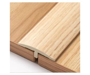 2.9/5.9/8.8 Ft PVC T Molding Floor Transition Strips Self Adhesive Floor Edge Trim Flat Divider Strip for Joining Flooring Gaps of Laminate Planks Tile(Maple,270cm/8.8ft)