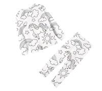 2-9 Years Colouring Pajamas for Children Diy Hand Painted Boys Girls Easter Pajamas Set Easter Bunny Eggs Kids DIY Hand Painted Set Colouring Pajama Sets 2pcs Toddler Kids Girl Round Neck Pj Sleepwear