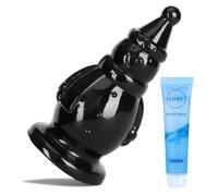 2.95" Diameter Black Dildo,6.3" Realistic Giant Silicone Dildo,Soft Monster Dildo for Women Men Lesbians Couples, Big Lifelike Penis Gay Strap on Sex Toy