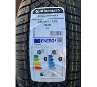 2(a pair)x2155017 215/50R17 215 50 17 95W XL Continental AllSeasonContact 2(New)