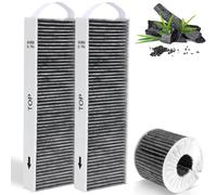 2 Activated Carbon Filters for Bora Pure PUAKF, Filter for Bora X Pure/S Pure/PURU or PUXU Recirculation Hob Extractor Extractor Replacement Filter Accessories