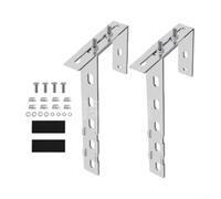 2 Adjustable Solar Panel Mount Hooks for Balcony Power Stations and Photovoltaic Panel Support Structures