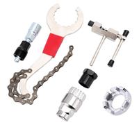 2. Alloy Steel Cycling Tool Crank Remover with Flywheel & Chain Breaker for Bicycle Machine Repair, Rust Resistant Bike Maintenance