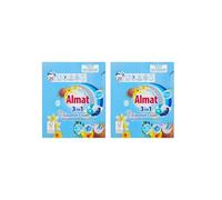 2× Almat | 3in1 Coconut Crush - Bio Laundry Capsules | Dissolvable Pod & Essential Oils & Intense Fragrance | 420g (20 Washes) 20×21g Each [TWIN PACK]