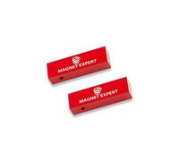 2 Alnico Rectangular Bar Magnets for Science, Education, Experiments, Students, and Teachers - 15mm x 10mm x 50mm - 1.7kg Pull