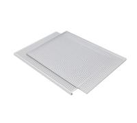 2 Aluminum Oven Baking Sheet Puff Pastry Tray Nonstick Perforated Dish for Meat and Dessert Mill Feille Pan