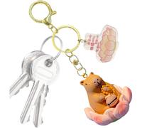 (2) Animal Doll Pendant,Good Luck Doll Keychain Charm - Multi-Purpose Jewelry Decoration for Mobile Phones, Backpack, Bags, Car Keys