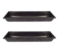 2 Animal Sheep Cattle Horse Pony Dog Pig Goat Feed Feeding Trough 1m 3ft Plastic