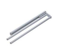 2 arm Aluminium finish Kitchen & Bathroom Towel Rail kitchen storage solutions