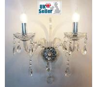 (2 Arms Wall Light) 8006 Genuine K9 Crystal Chandelier Clear 2, 6, 8, 10, 15, 24, 32 ARMS