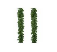 2 Artificial Christmas Garland Green Imperial Pine Fireplace Decor 270cm x 25cm