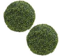 (2) Artificial Hanging Topiary Buxus Balls