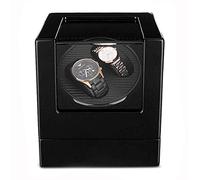 2 Automatic Unisex Watch Winder, Double 100% Handmade Winder Box with Imported Quiet Motor