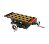 2 Axis Compound Worktable Working Table Cross Slide Milling Vise Fixture | Multifunction Machine Drill Worktables Cast Iron With Handle For Stands Bench Drilling Machines Rocker 57*36*10Cm