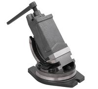 2-Axis Tilting Vice Cast Iron 100mm Jaw Grey Height170-400mm Base320x175 Fine+