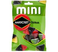 2 Bags x 120g of Malaco Aakkoset Sirkus - Mix of Salmiac, Liquorice & Fruity (ABC) Wine Gums Candy - Sweden