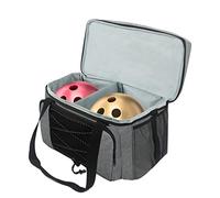 2 Ball Bowling Bag - Double Balls Tote Bag with Padded Divider | Bowling Bag for 2 Balls, Fits Bowling Shoes Up to Mens Size 16 and Accessories Yyid