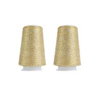 2 Balls Accessory Lurex Yarn, Shining Glitter Metallic Knitting-in Yarn, Sparkle Thread for Knitting and Crochet Sweater Shawl 5000 Yards (Gold Glitter)