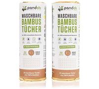 2 Bamboo Kitchen Roll | Washable Kitchen Towels Made Out of Bamboo fibers | Softer & More Absorbent Than Regular Paper Towels | Eco Friendly Cleaning Product | Versatile & Tear-Resistant