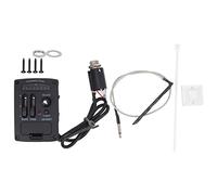 2 - Band EQ Ukulele Pickup with Tuner, Plastic, 56x40mm - High - Fidelity Sound, Wide Amplification Range, Ideal for Acoustic Instruments