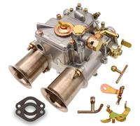 2 Barrel Carburetor For Weber 45 DCOE 45mm side draft Twin Choke Carb Fit with 4CYL 6CYL 8V L28 Engines, Replace Datsun 240 260 280Z MGB carb with Gaskets "T" Fuel inlet, Part Number19600.060