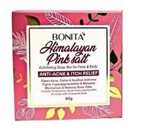 2 Bars Bonita Anti-Acne Exfoliating Soap 80g Each - Face & Body Cleansing Bar, Gentle Blemish Care, Soothing & Clarifying Soap for Sensitive Skin