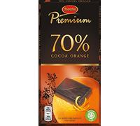 2 Bars x 100g of Marabou Premium Orange - Original - Swedish - Dark Chocolate - 70% Cocoa