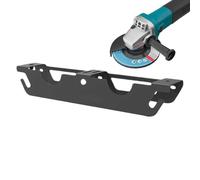 2 Bay Angle Grinder Rack, Angle Grinder Holder Wall Mount, Heavy Duty Angle Grinder Storage Bracket with Cord Organiser, Space-Saving Grinder Stand for Angle Grinders, Cutters, Polishers, Screwdriver