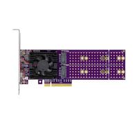 2 Bay Hard Drive Expansion Unit Expansion Card Replacement for Minisforum MS Series Private Cloud Storage NVMe Enclosure