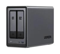 UGREEN NASync DXP2800 NAS Enclosure - 2 Bay, Black, Black