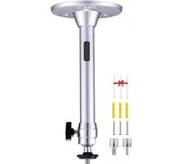 2-Be-Best Universal Extending Ceiling Projector Mount,Hanger 360° Rotatable Head with Extendable Length 180mm/7.08inch Projection for Mini Projector CCTV DVR Camera (Silver)