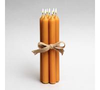 2 Beeswax Taper Candles 9" (230mm) - Hand-Dipped, Bundle of 1 Pair, Over 11 Hours Burn Time, Air-Purifying, Dripless, Natural Light for Home, Events, and Relaxation - Illuminate Your Life