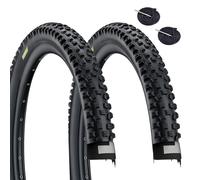 2 Bicycle Tires 29 X 2.25 (57-622) + Anti-Puncture Inner Tubes Mountain Bike