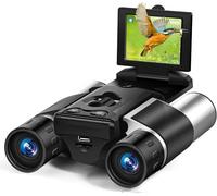 2" Binoculars with Camera Built in for Adult, 10x Optical Zoom 8X Digital Zoom, 40MP Camera 2.5K Videos Digital Binoculars for Bird Watching, Sports, Outdoor Adventures 32GB