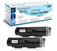 4 Colors 6510 6515 Toner Cartridge Compatible for Xerox WorkCentre 6515DN 6515DNI 6515DNM 6515N Phaser 6510DN 6510DNI 6510DNM 6510N Printers (BK/C/M/Y)