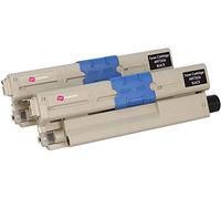 2 BLACK Compatible Laser Toner Cartridges for Oki C301 C301dn C321 C321dn MC332dn MC342dn MC342dnw MC342dw MC342w | 2,200 Pages