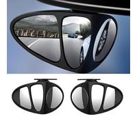 2 Blind Spot Mirrors for Ford Puma St Line X 2020-2023 2024, Car Door Mirrors, 360° Adjustable Wide-angle Rearview Mirrors, Black