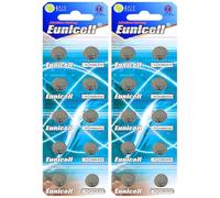 2 BLISTER Ercards = 20 Batteries AG0 Eunicell