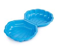 URBN-TOYS Shell Clam Shaped Plastic Sandpit Outdoor Garden Fun Paddling Ball Pool Sand Pit (Blue)