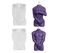 2 Body Shape Silicone Mould Naked Body Shape Candle Mould Body Art Moulds Body Soap Mould Body Shape Epoxy Casting Mould for Home Art Craft Making