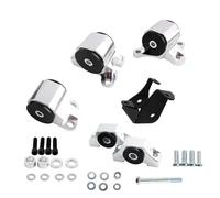 2 Bolt Engine Motor Mount Kit For Civic EK B16 B20 D16 B D 96-00 Chrome Billet Engine Transmission Mount