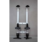 2 Bottle 1 Litre Wall Fixing Bracket Rack & 2 35ml optics Bar Equipment by Glitz Distribution