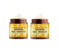 (2 Bottle) Water Ice Levin Bee Venom Facial & Neck Cream with Honey, Aloe Vera & Glycerin - 50g | Hydrating & Moisturizing Formula