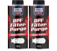 2 bottles DPF Filter Purge: The Most Economical Way to Clean and Protect Your Diesel Particulate Filter, Diesel Additive, High Performance Helps Regeneration No Assembling 500ml 16.9 oz x 2