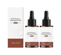 2 bottles of Sunless Tanning Drops self-tanning Drops,Sunless TanningDrops,Self-tanning Concentrate,Even Tan without Sun Damage,Long-lasting Gives a Natural Glow Moisturizing 30 ml (2pcs)