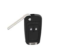 2 Bottons Remote Key Fob Key Case Key FOB Replacement Compatible with Opel Astra J Corsa E Key