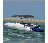 2-Bow Bimini Top Anthracite 183x140x137cm 600D PU Polyester Aluminium with SS316