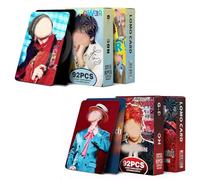 2 Box/184PCS K-pop G-D Ca-rds,GD Picture Ca-rd-s,G-D Car-ds,Power&Übermensch New Album Car-ds Set,G-D Ca-rd Postcard Birthday Gift Card-s for Fans