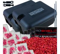 (2 Box Control Kit) Roshield Multi-Bait Rat & Mouse Poison Box Kit