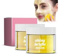 2 Box Shine Bright Turmeric Kojic Acid Pads, Turmeric Kojic Acid Cleansing Pads, Face Pads for Dark Spots, Brightens and Evens Out Skin, 55 Pads for Radiant Skin